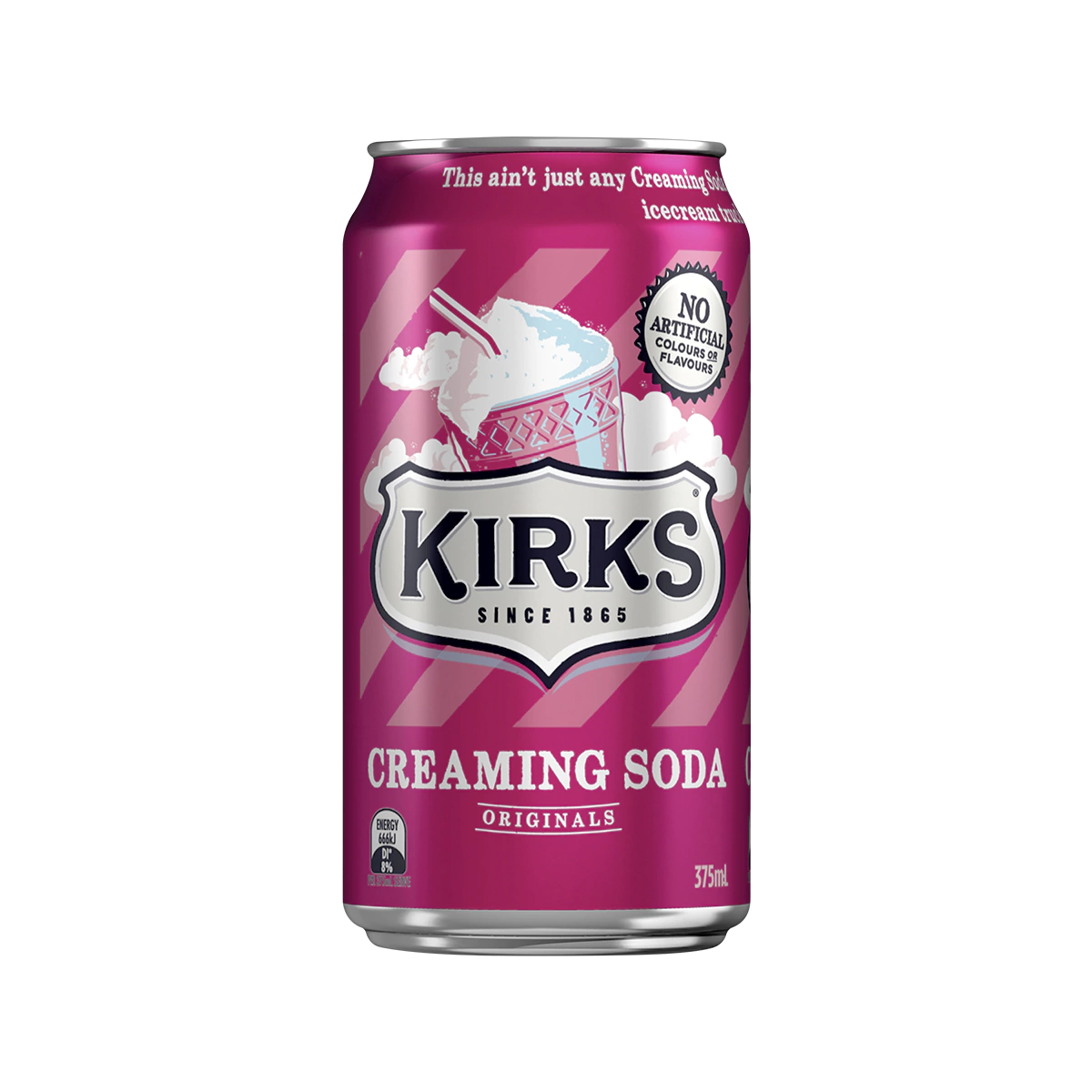 Kirks - Creaming Soda Soft Drink Can | 375ml