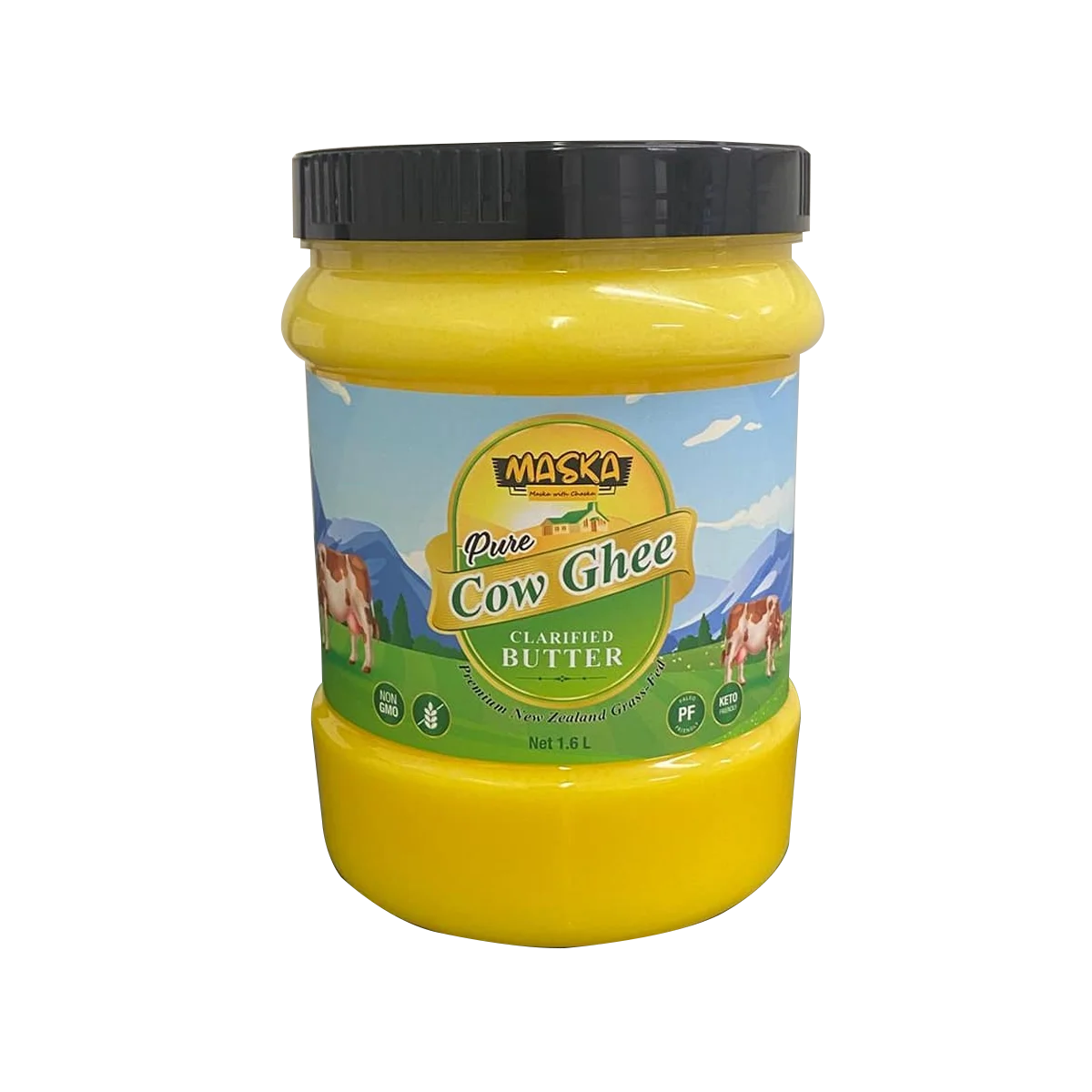 Maska - Pure New Zealand Ghee PET Jar | 1.6L
