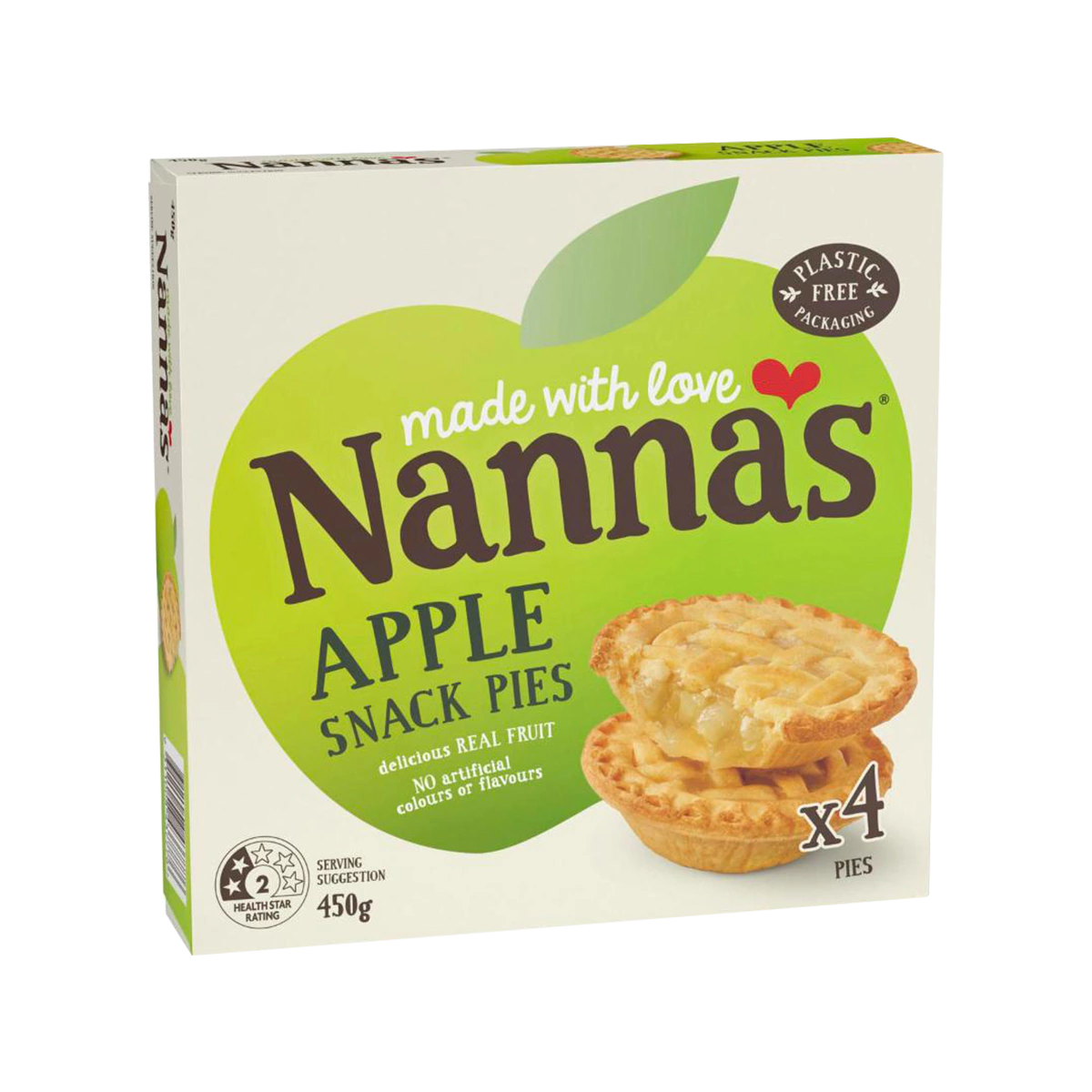 Nanna's - Golden & Crispy Snack Apple Pies Frozen | 450g