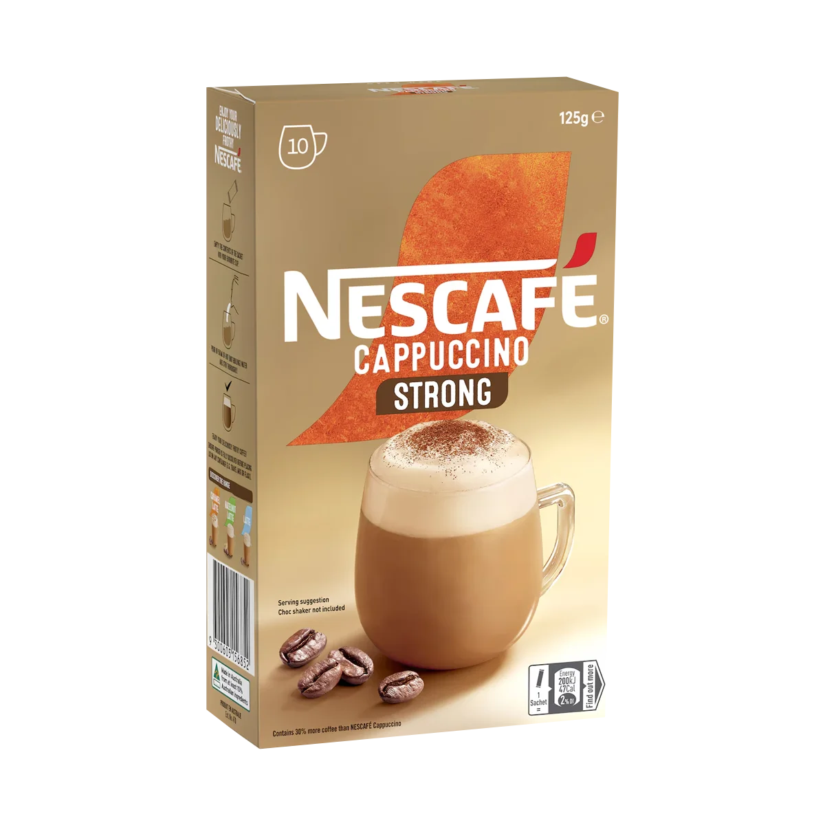 Nescafe - Cappuccino Strong Coffee Sachets | 10 Pack