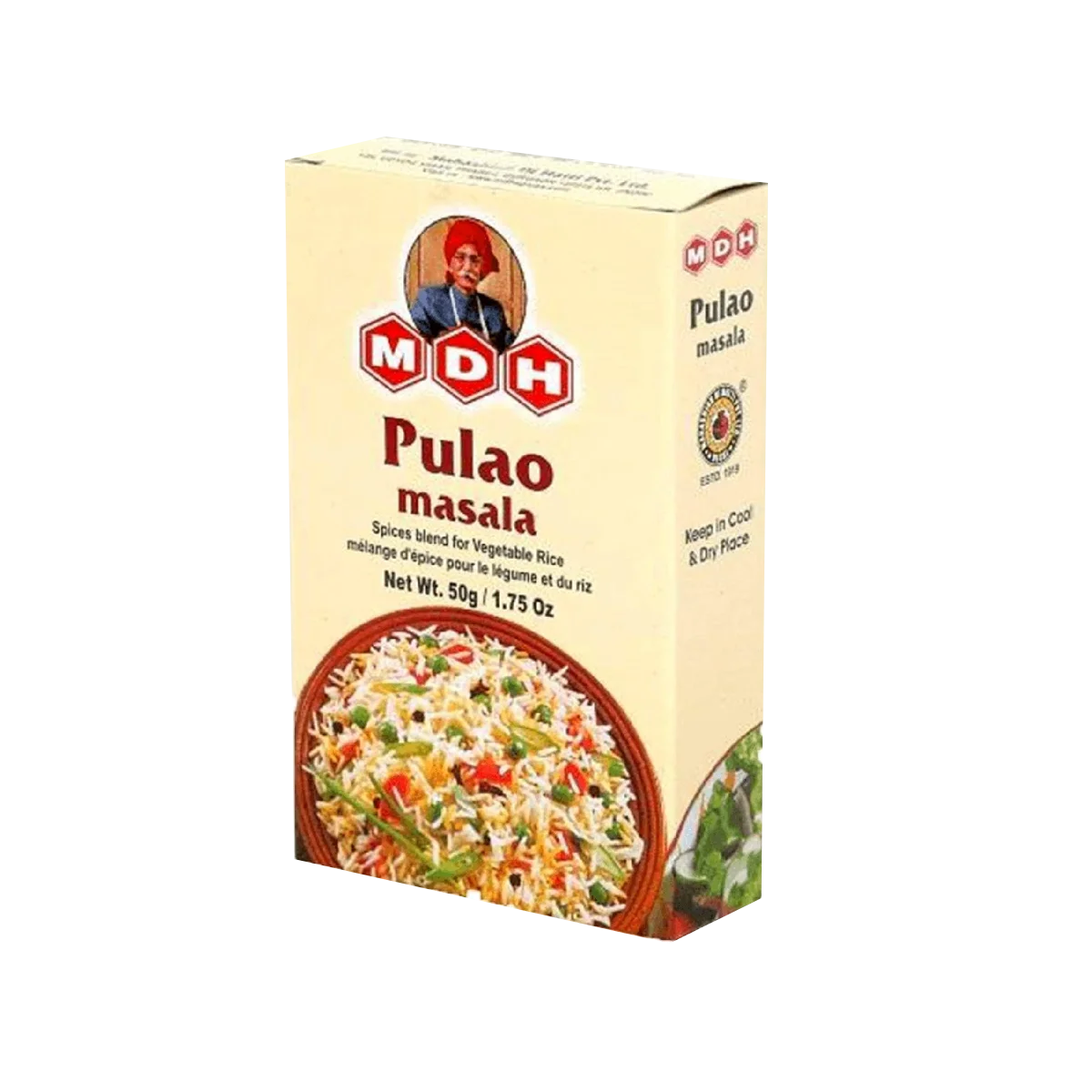 MDH - Pulao Masala (BB 29Aug2026) | 50g