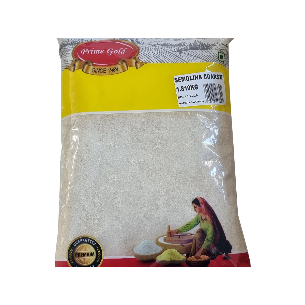 Prime Gold - Semolina Coarse | 1.81kg