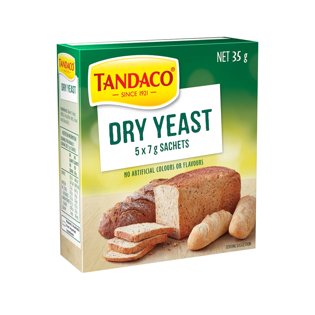 Tandaco - Dry Yeast Sachets | 35g