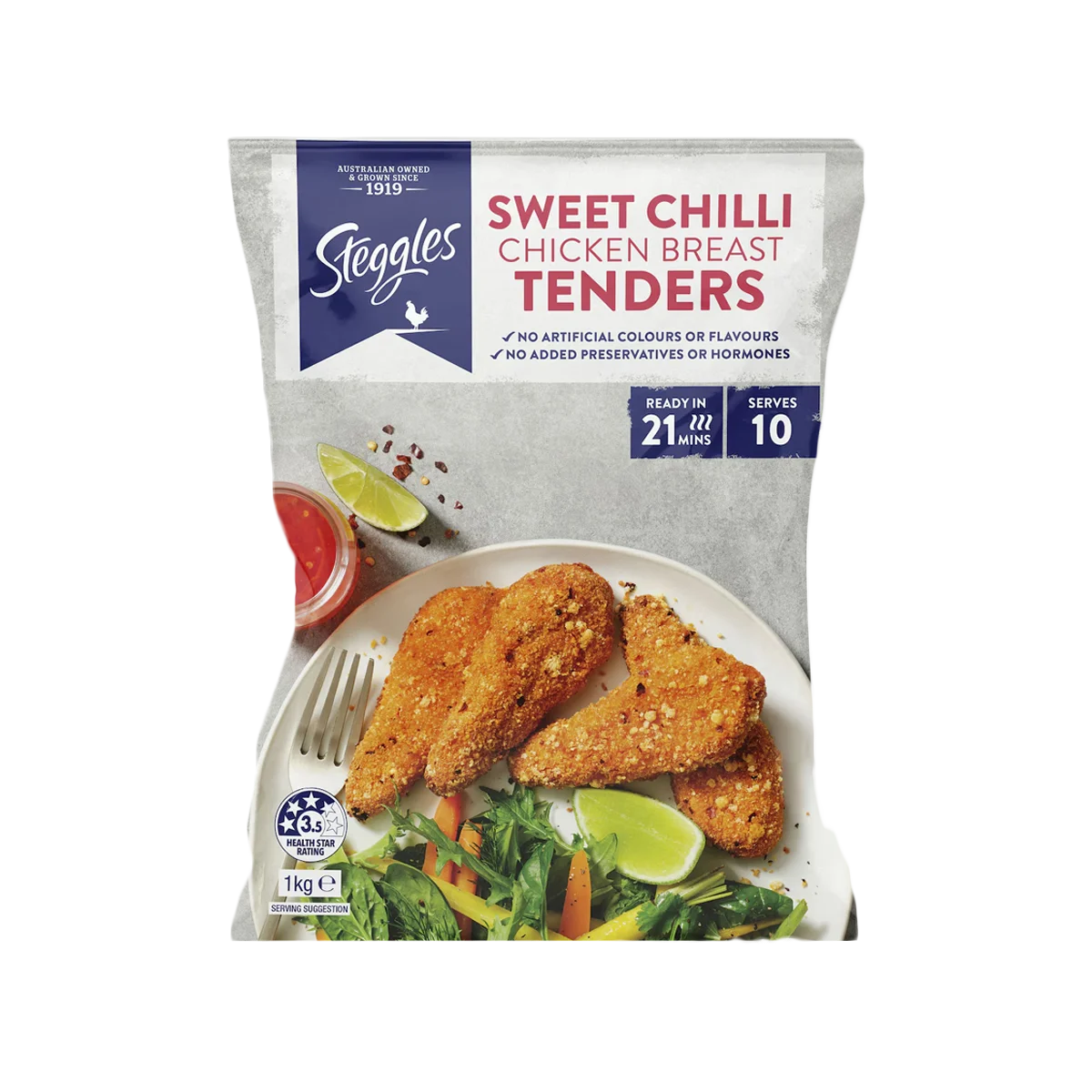 Steggles -  Sweet Chilli Chicken Breast Tenders | 1kg