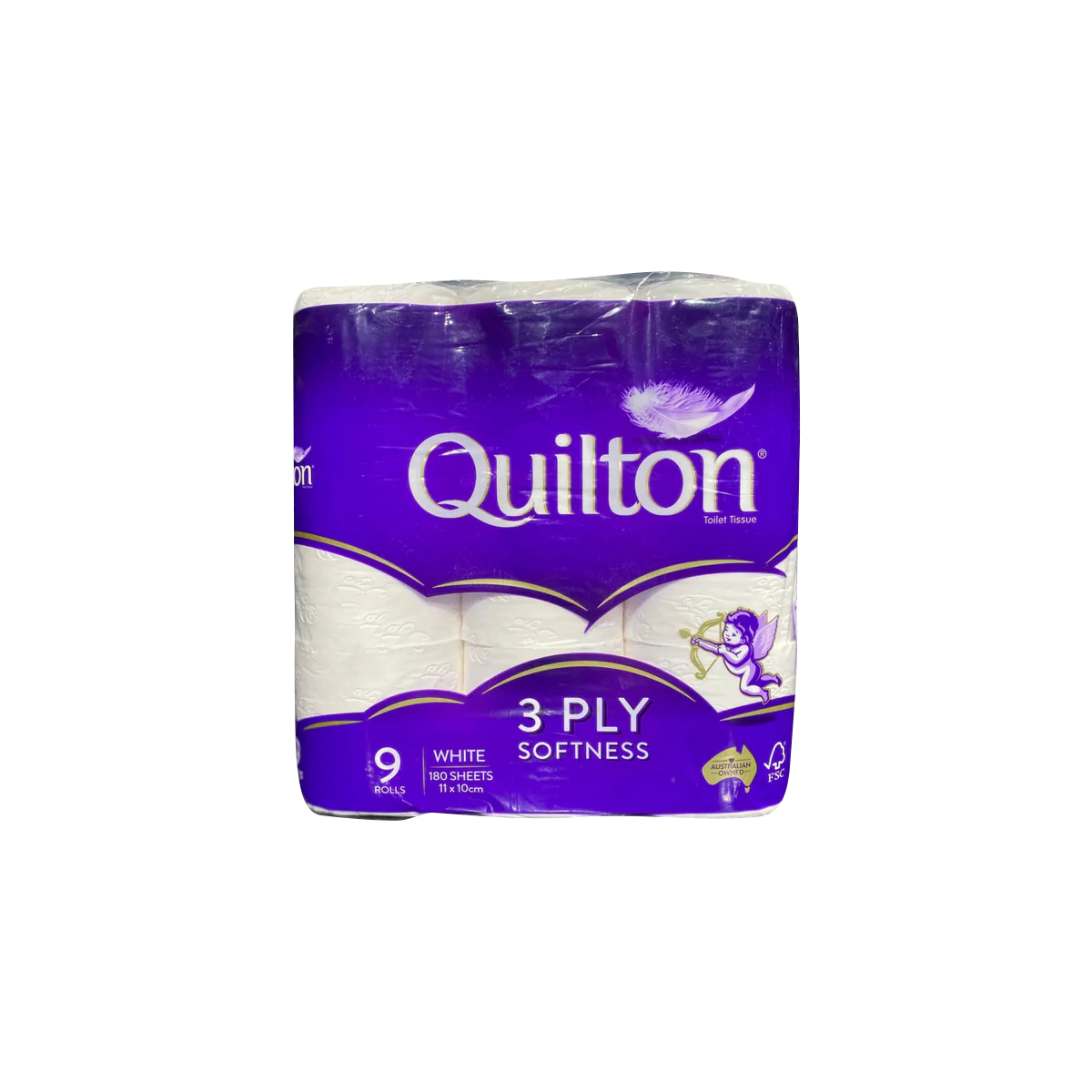 Quilton - 3 Ply Toilet Tissue 180 Sheets | 9 Pack