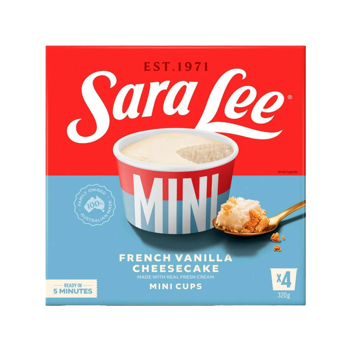 Sara Lee - Mini Cups French Vanilla Cheesecake | 320g