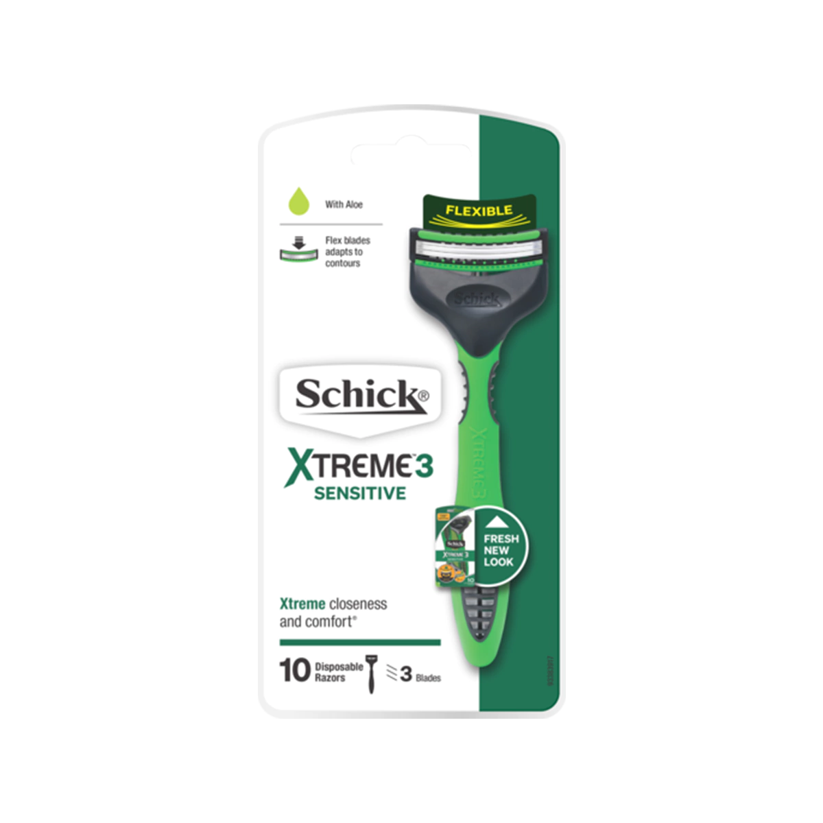 Schick - Xtreme 3 Sensitive Disposable Razors | 10 Pack