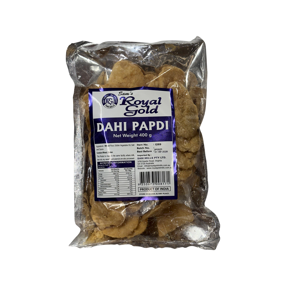 Royal Gold - Dahi Papdi | 400g