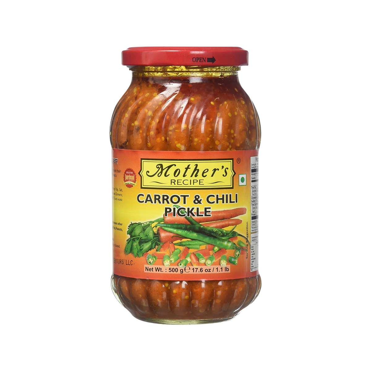 Mother’s Recipe - Carrot and Chilli Pickle | 500g