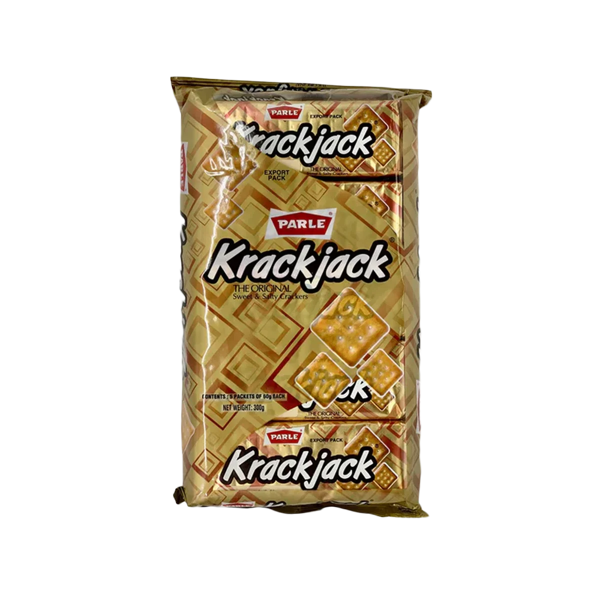 Parle - Krack Jack Biscuits Value Pack 60gx5 | 300g