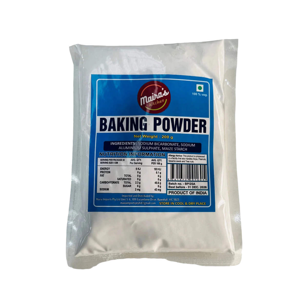 Maira's Kitchen - Baking Powder | 200g