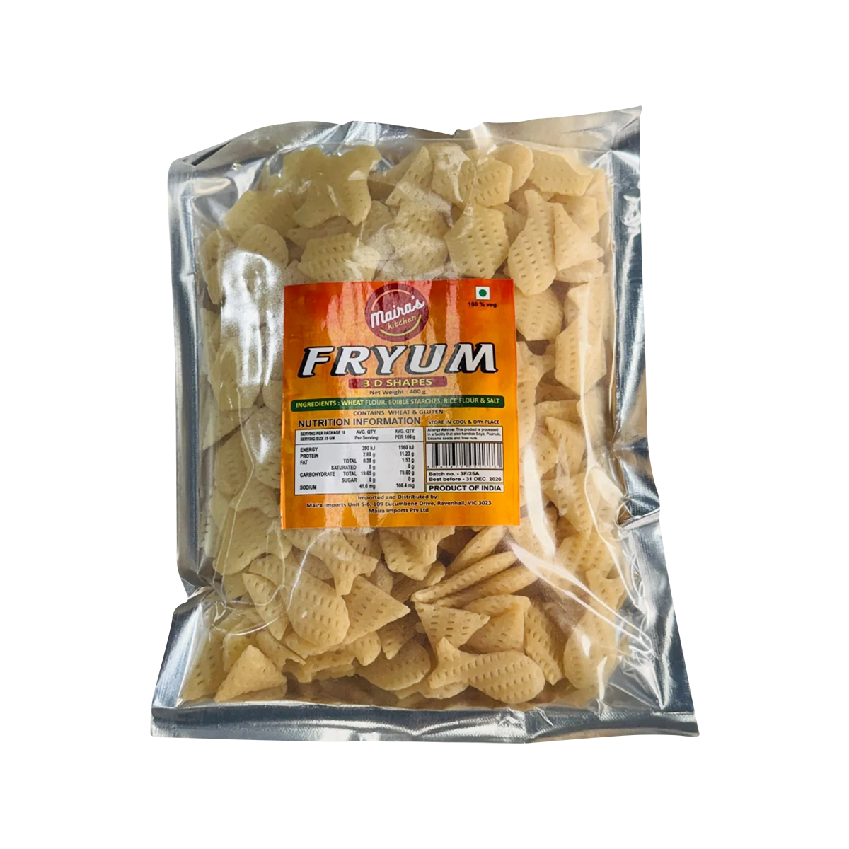 Maira's Kitchen - Fryum 3D | 400g