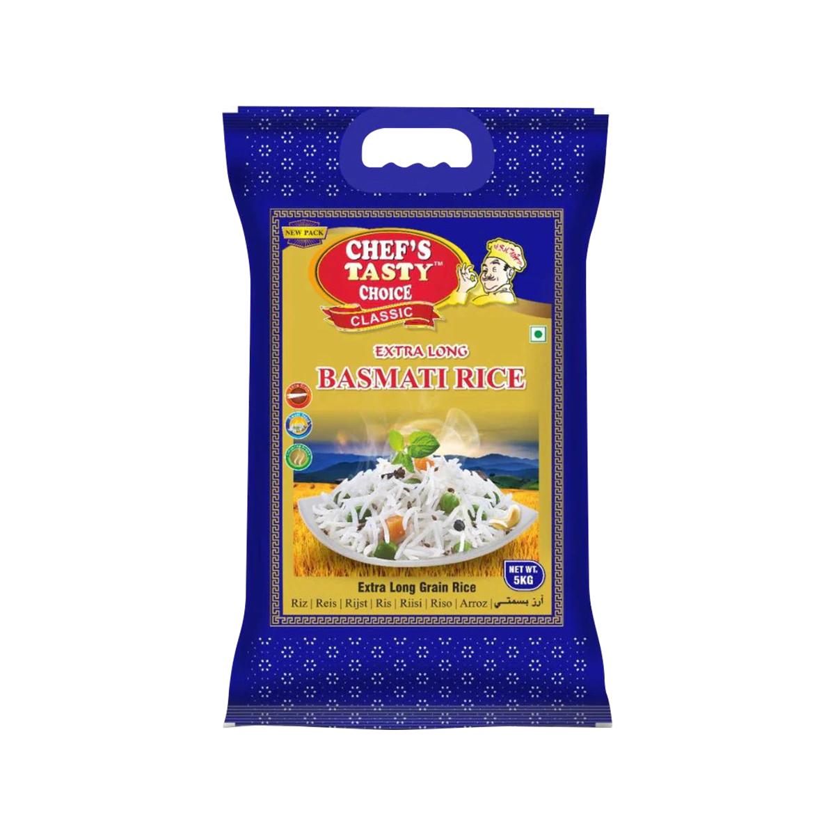 Chef’s Tasty Choice - Classic Extra Long Grain Basmati Rice | 5kg