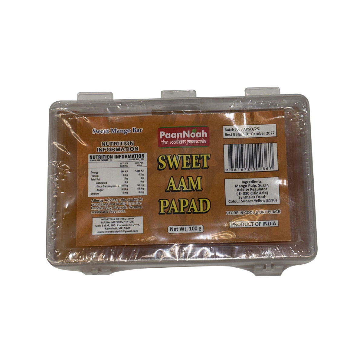 Maira's Kitchen - Aam Papad Slice Orange | 100g