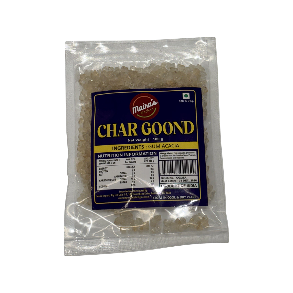 Maira's Kitchen - Chana Without Skin | 400g