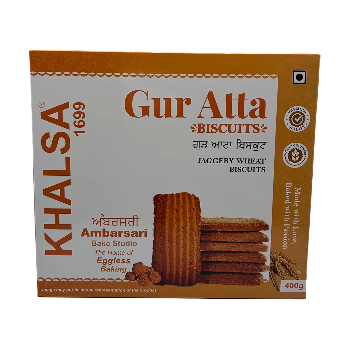 Khalsa - Gud Atta Biscuits | 400g