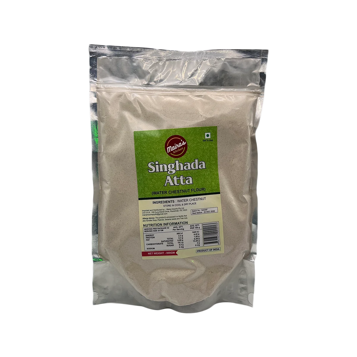 Maira's Kitchen - Singhara Atta | 800g