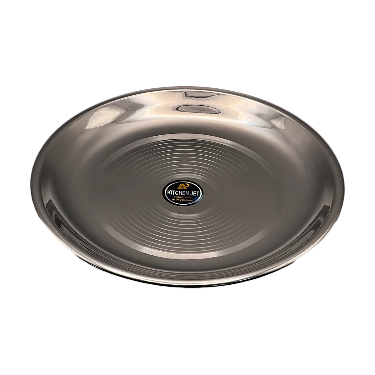 Maira's Kitchen - Stainless Steel Round Plate 11 Inch | 1 Pack