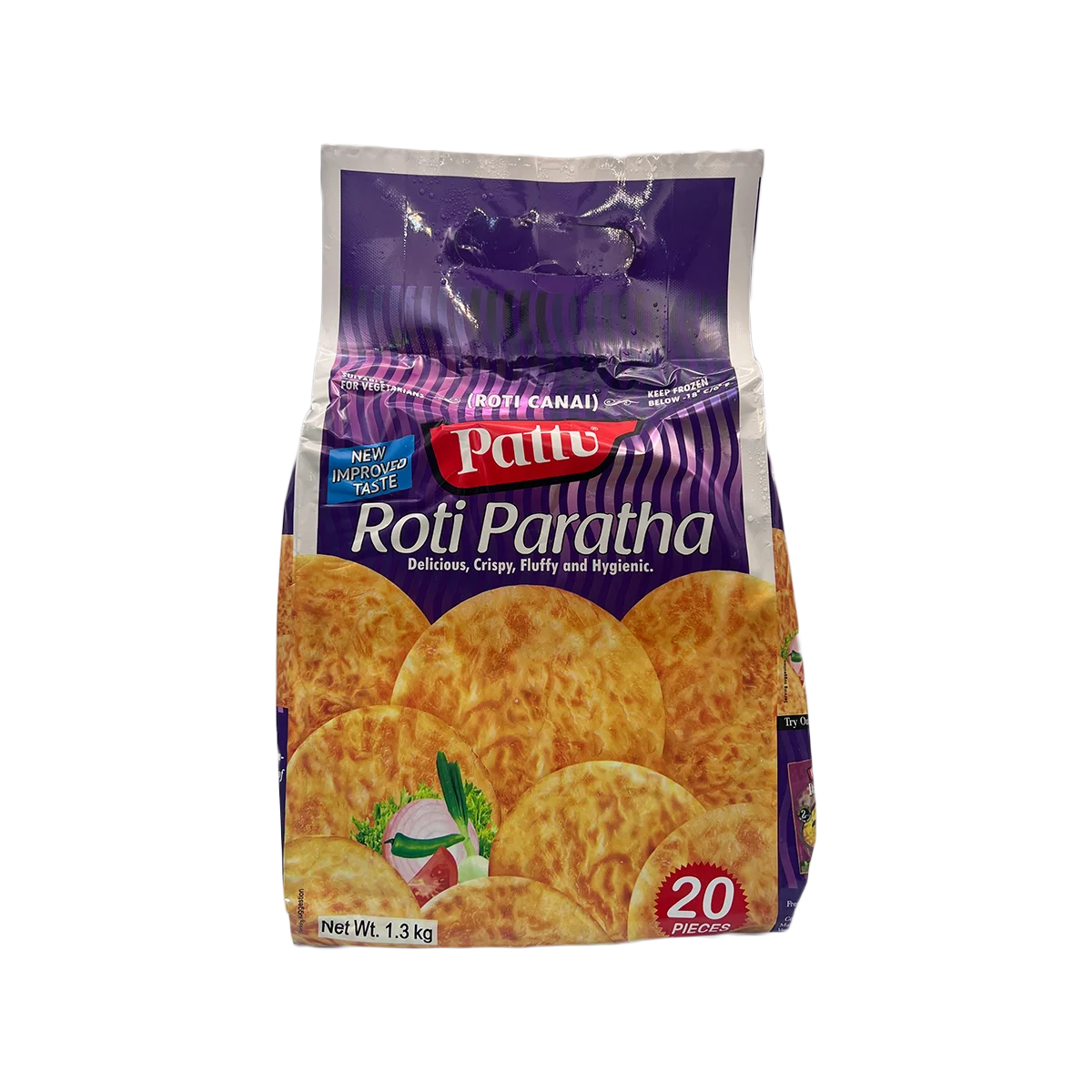 Pattu - Plain Roti Paratha | 20 Pcs