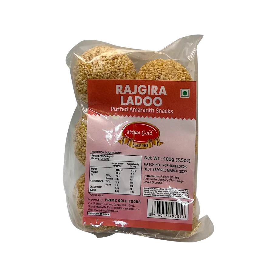 Prime Gold - Rajgira Laddu | 100g