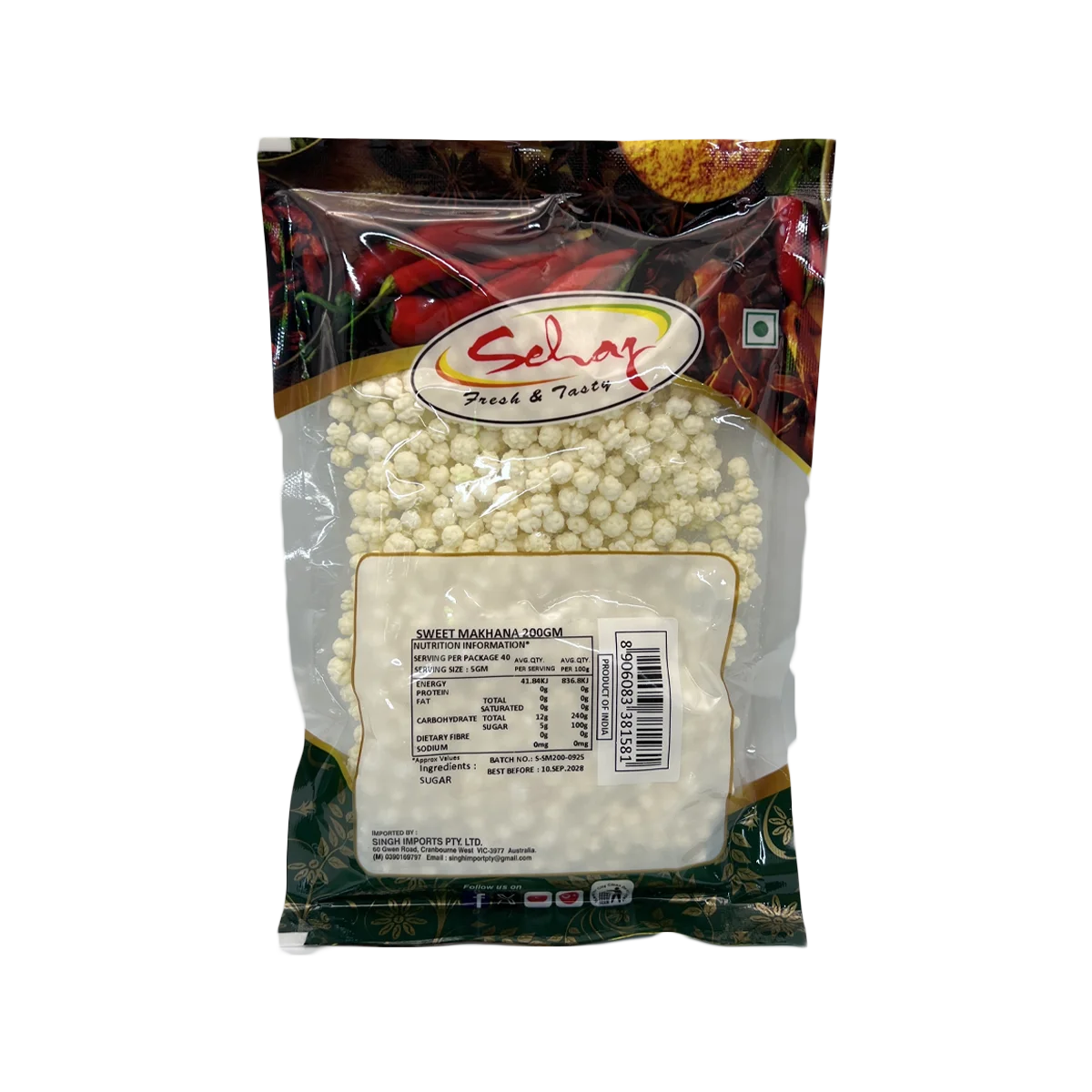 Sehaj - Sweet Makhana Dana Sugar Balls | 200g