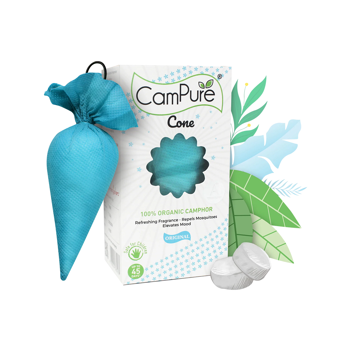 Mangalam - CamPure Camphor Cone Original | 60g