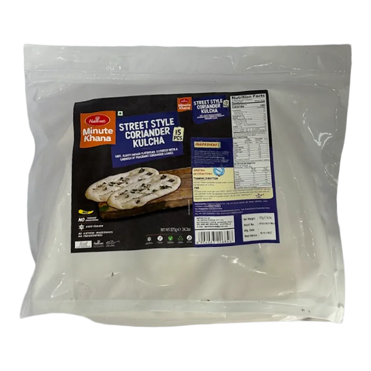 Haldiram's - Street Style Kulcha (Road Side) 8pcs | 975g