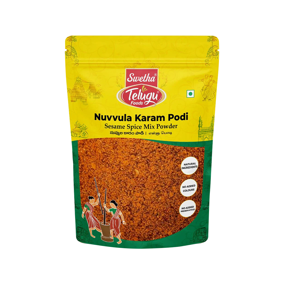 Swetha Telugu Foods - Nuvvula Karam Podi Sesame Spice Mix | 100g