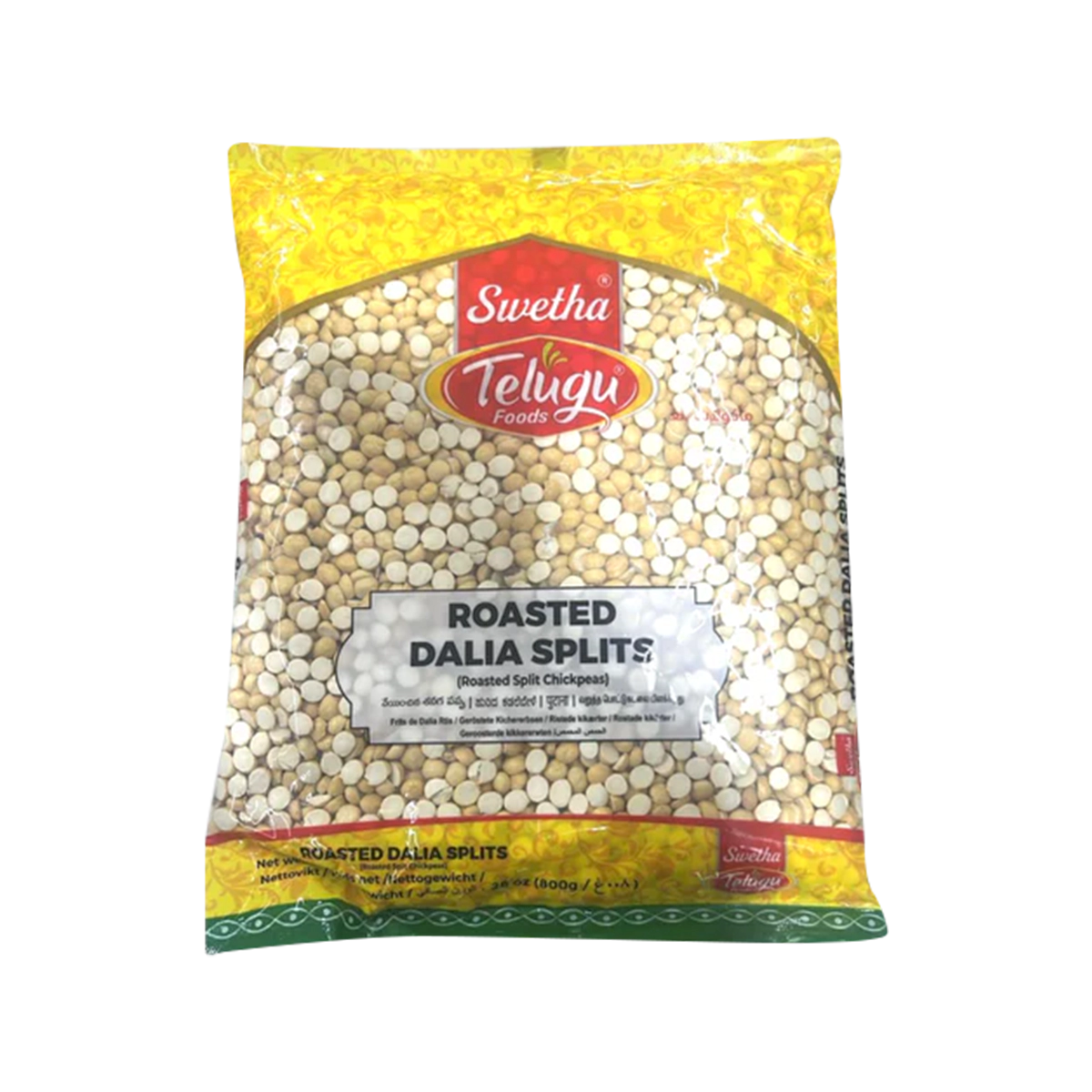 Swetha Telugu Foods - Roasted Dalia Splits | 500g