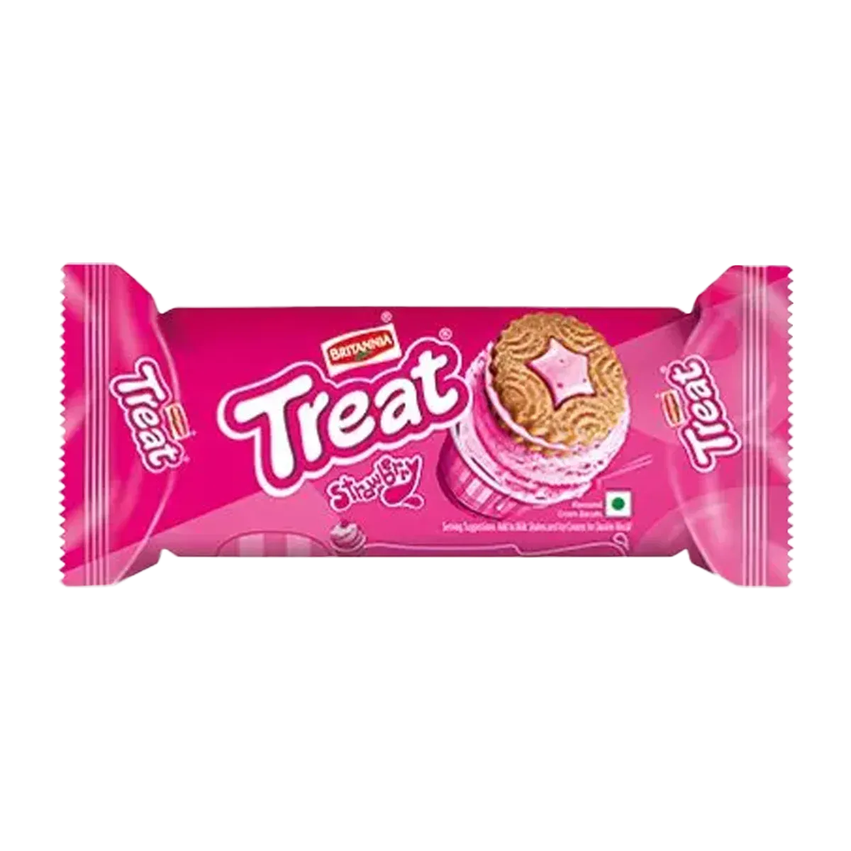 Britannia - Strawberry Cream Treat Biscuits | 100g