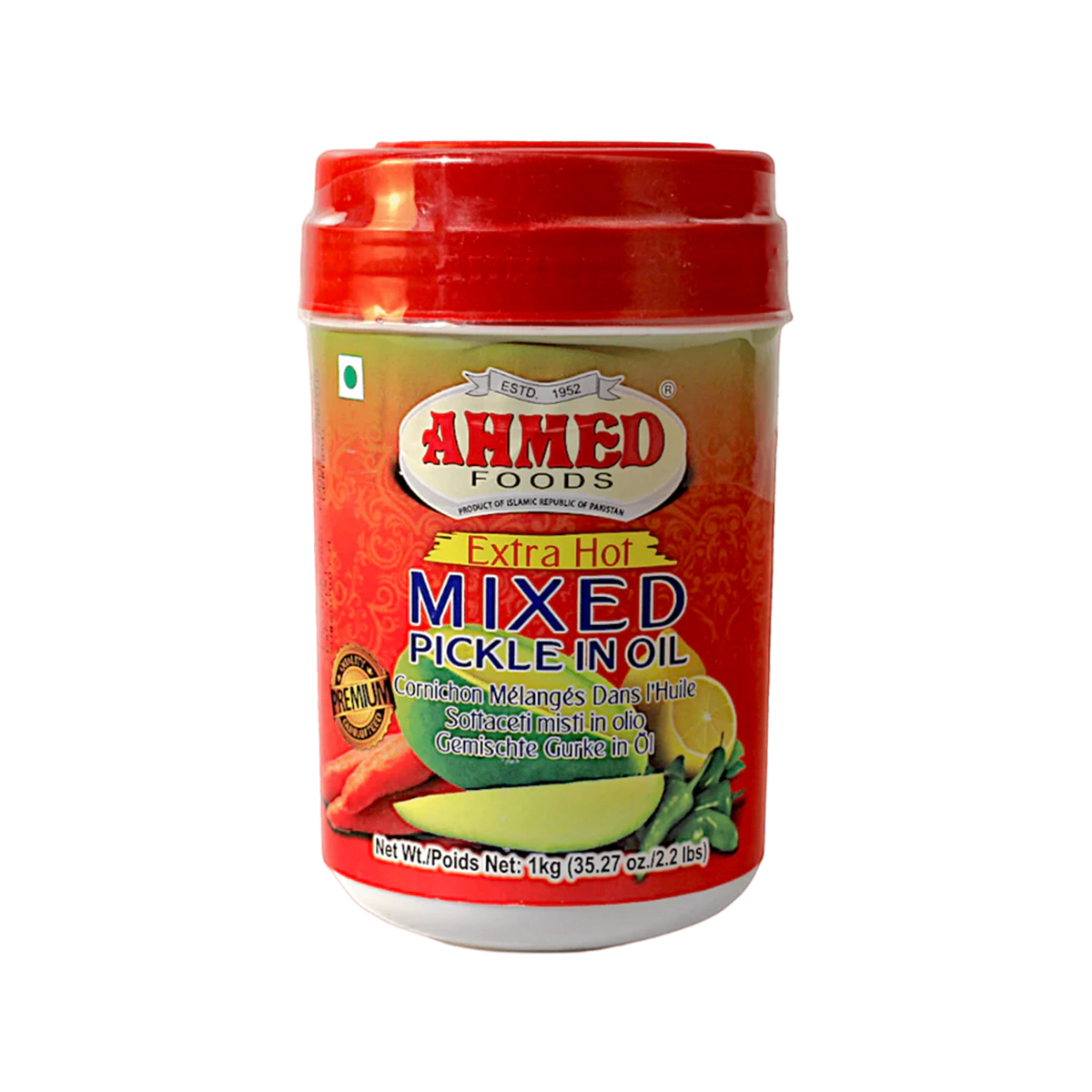 Ahmed - Mixed Pickle Extra Hot | 1kg
