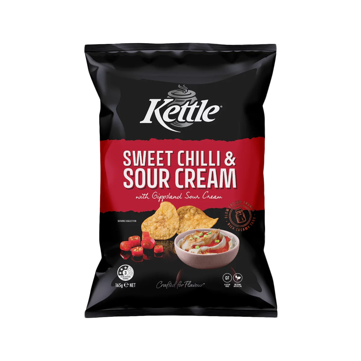 Kettle - Sweet Chilli and Sour Cream Potato Chips | 165g