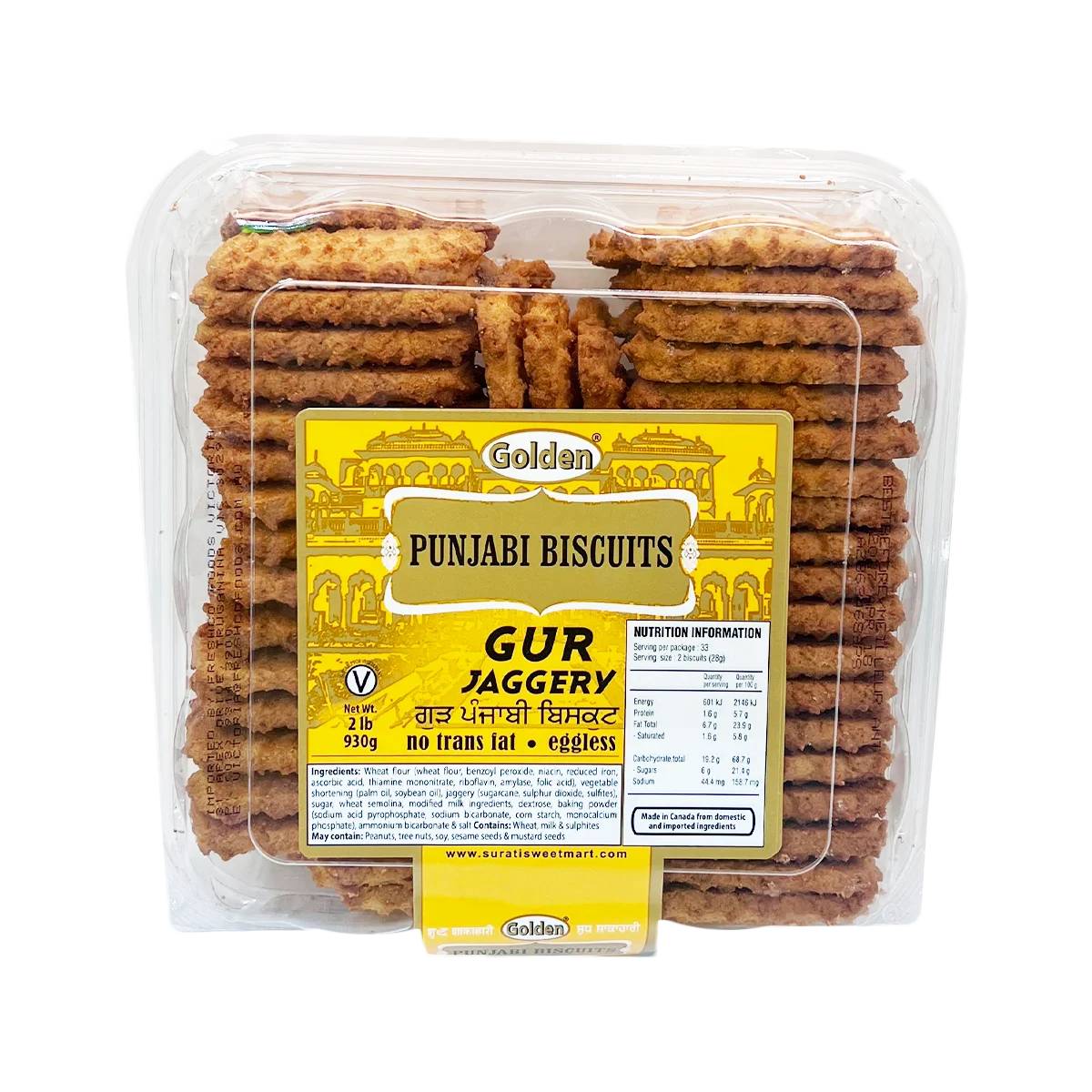 Golden - Punjabi Biscuits Gur | 930g