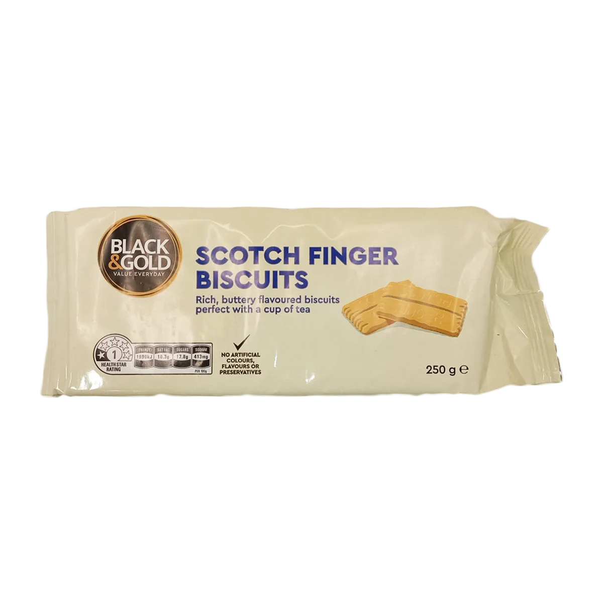 Black & Gold - Scotch Finger Biscuits | 250g