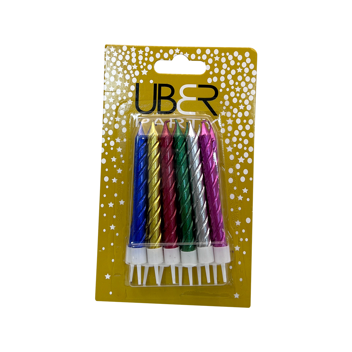 Uber - Metallic Candles | 12 Pack