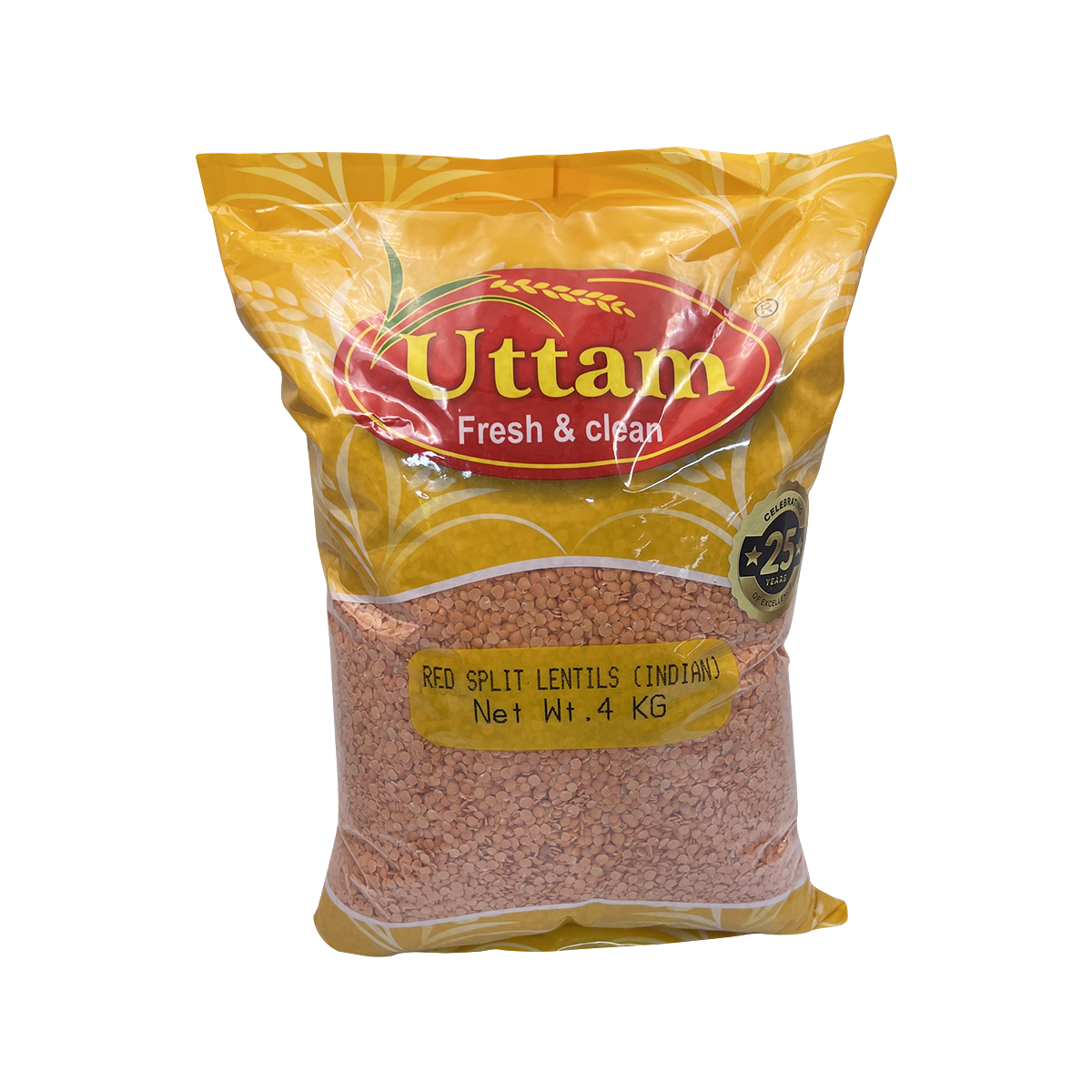 Uttam - Masoor Dal Red Lentils Split | 4kg