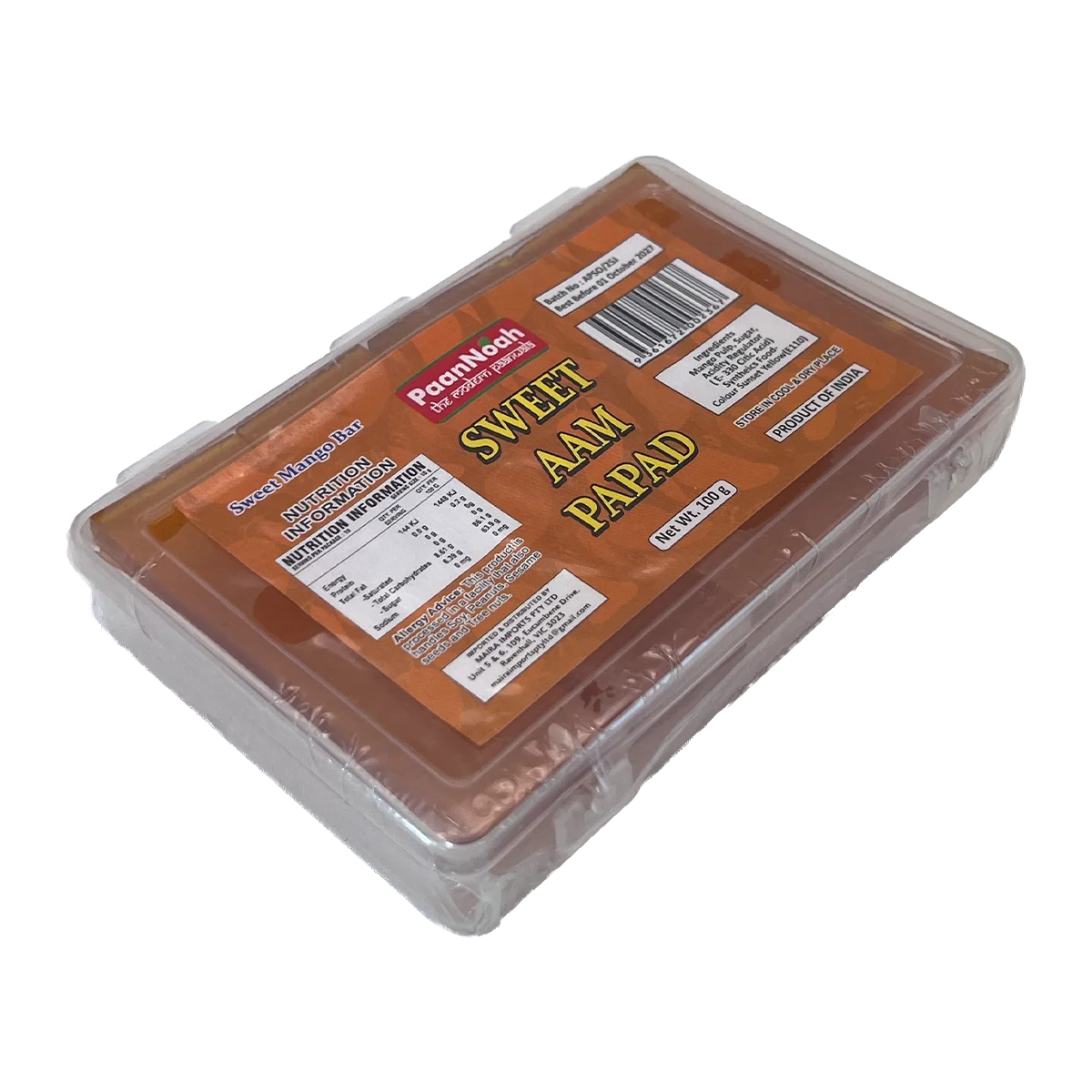 PaanNoah - Aam Papad Slice Sweet Mango Bar | 100g