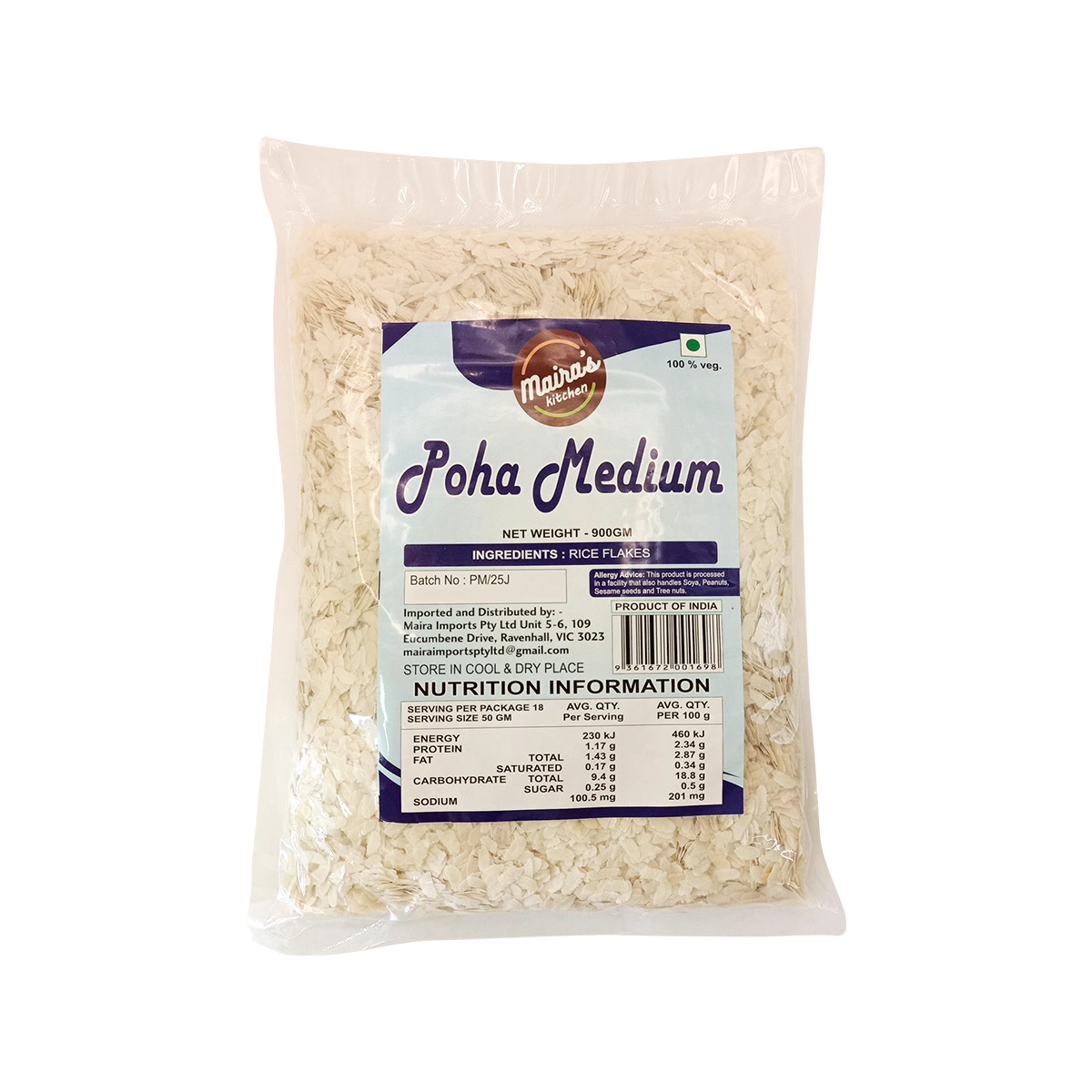 Maira's Kitchen - Poha Medium | 900g
