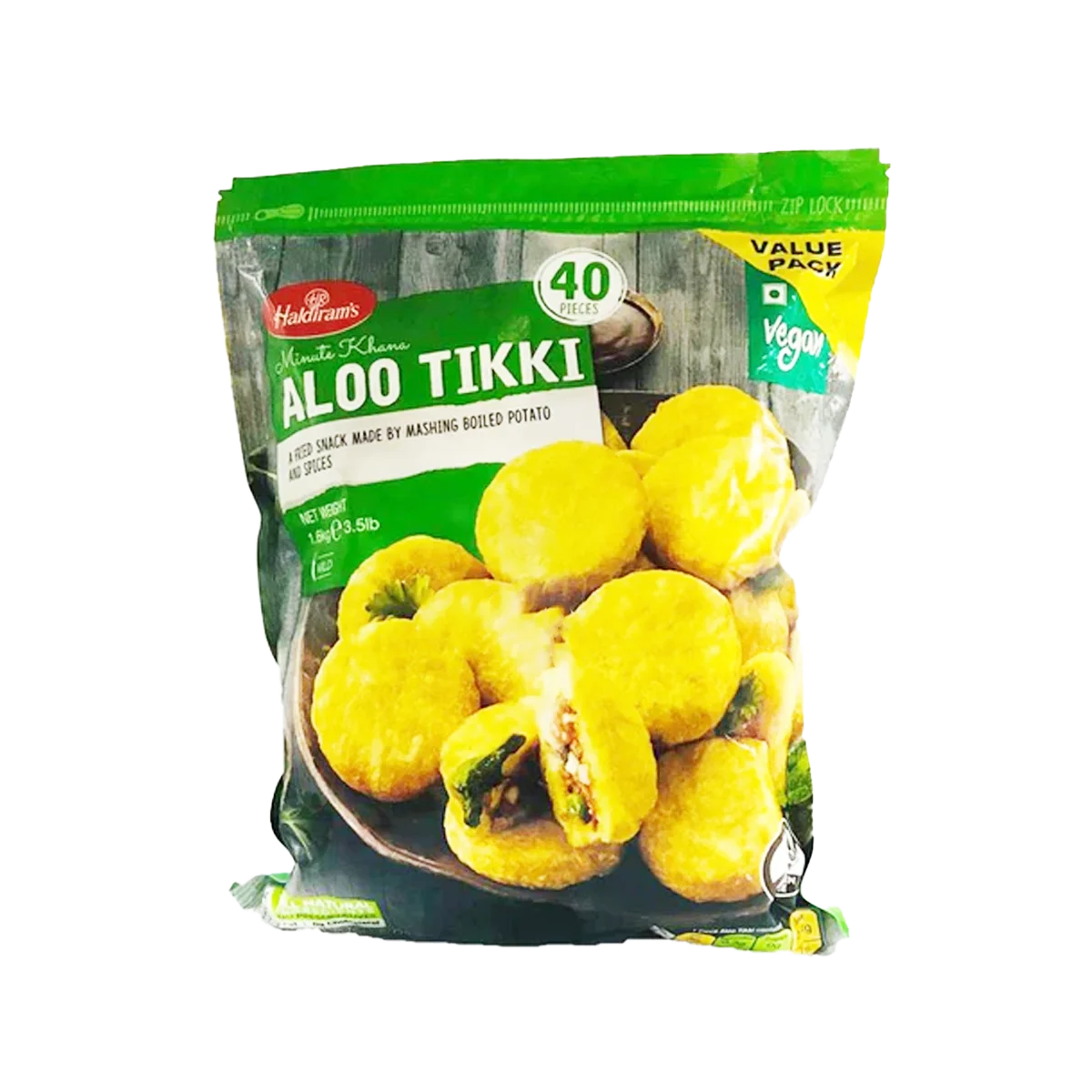Haldiram's - Aloo Tikki Cocktail 40Pcs | 1.6kg