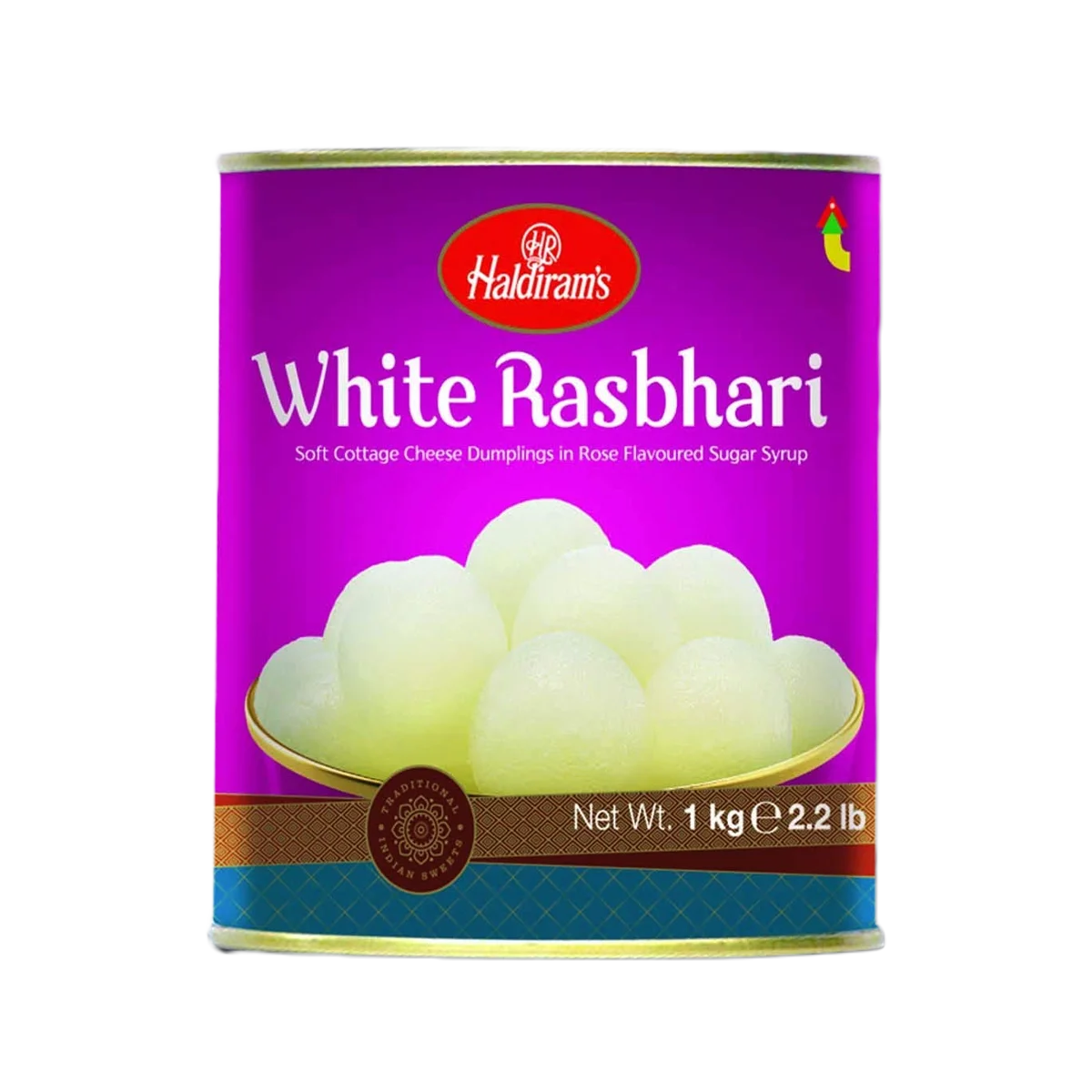 Haldiram's - White Rasbhari Tin | 1kg