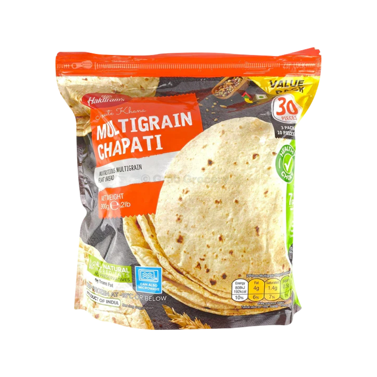 Haldiram's - Multigrain Chapati 900g | 30 Pcs