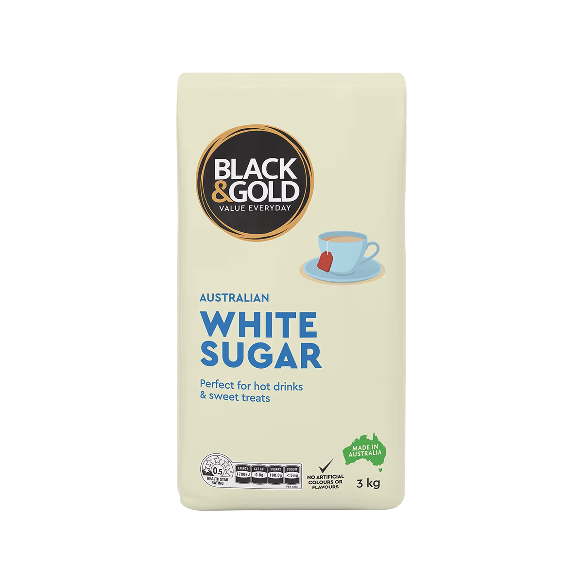 Black & Gold - White Sugar | 3kg