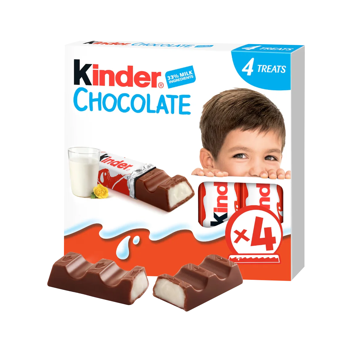 Kinder - Chocolate 4 Treat Pack | 50g