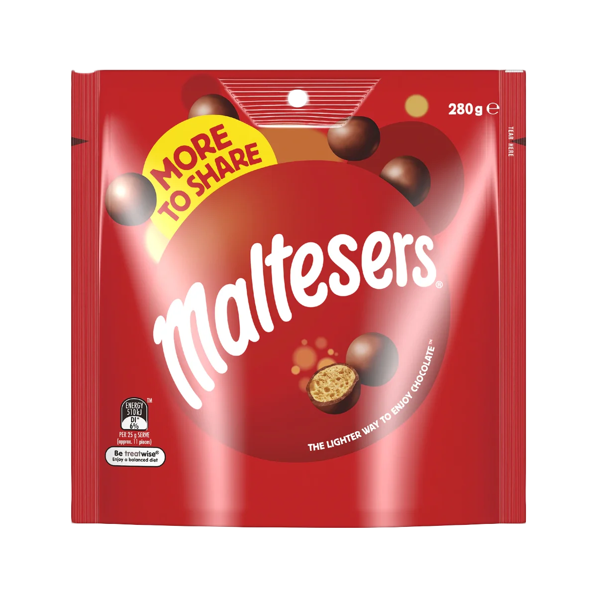 Maltesers - Milk Chocolate Snack Party Bag | 280g