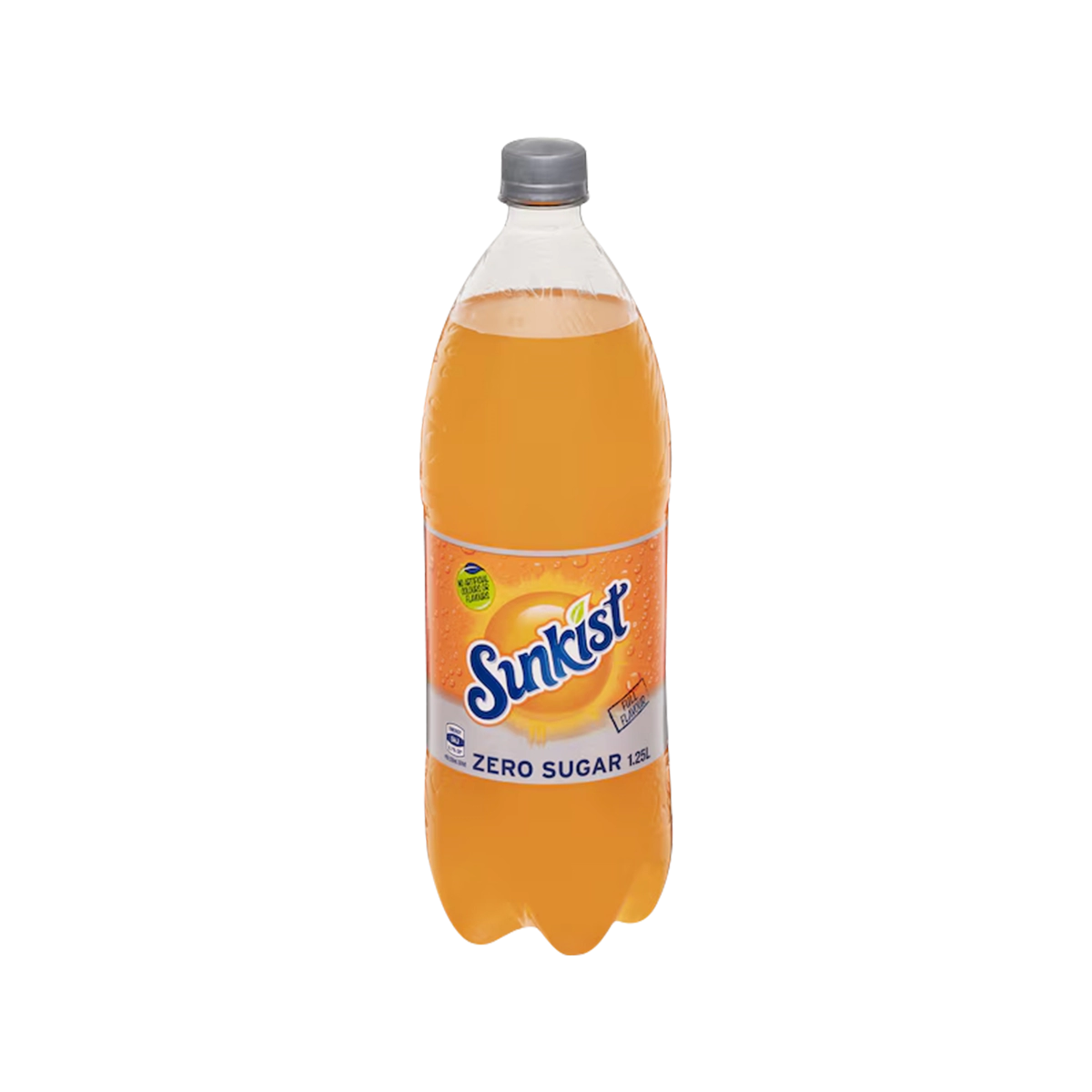 Sunkist - Zero Sugar Orange Soft Drink Bottle | 1.25L