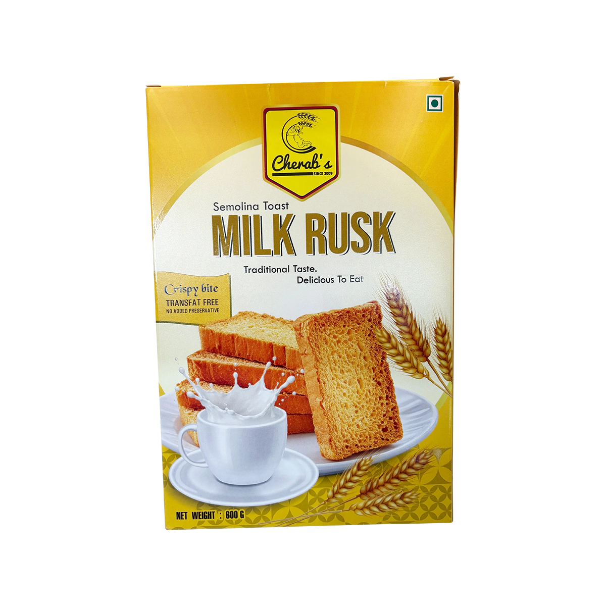 Cherabs - Milk Rusk | 600g