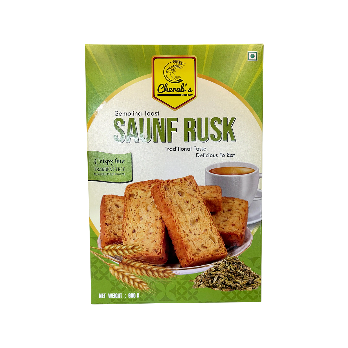 Cherabs - Saunf Rusk | 600g
