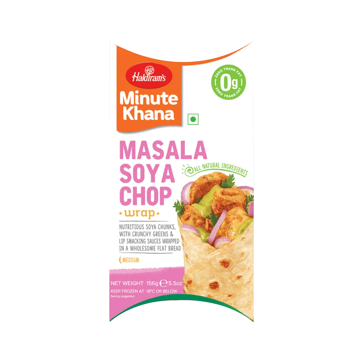 Haldiram's - Masala Soya Chop Chaap Wrap | 156g