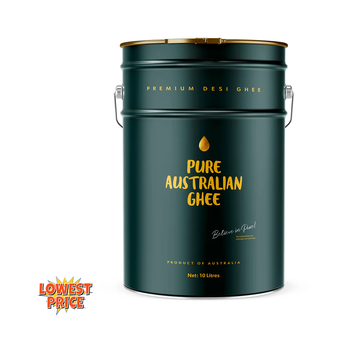Pure Australian - Ghee Tin Bucket | 10L