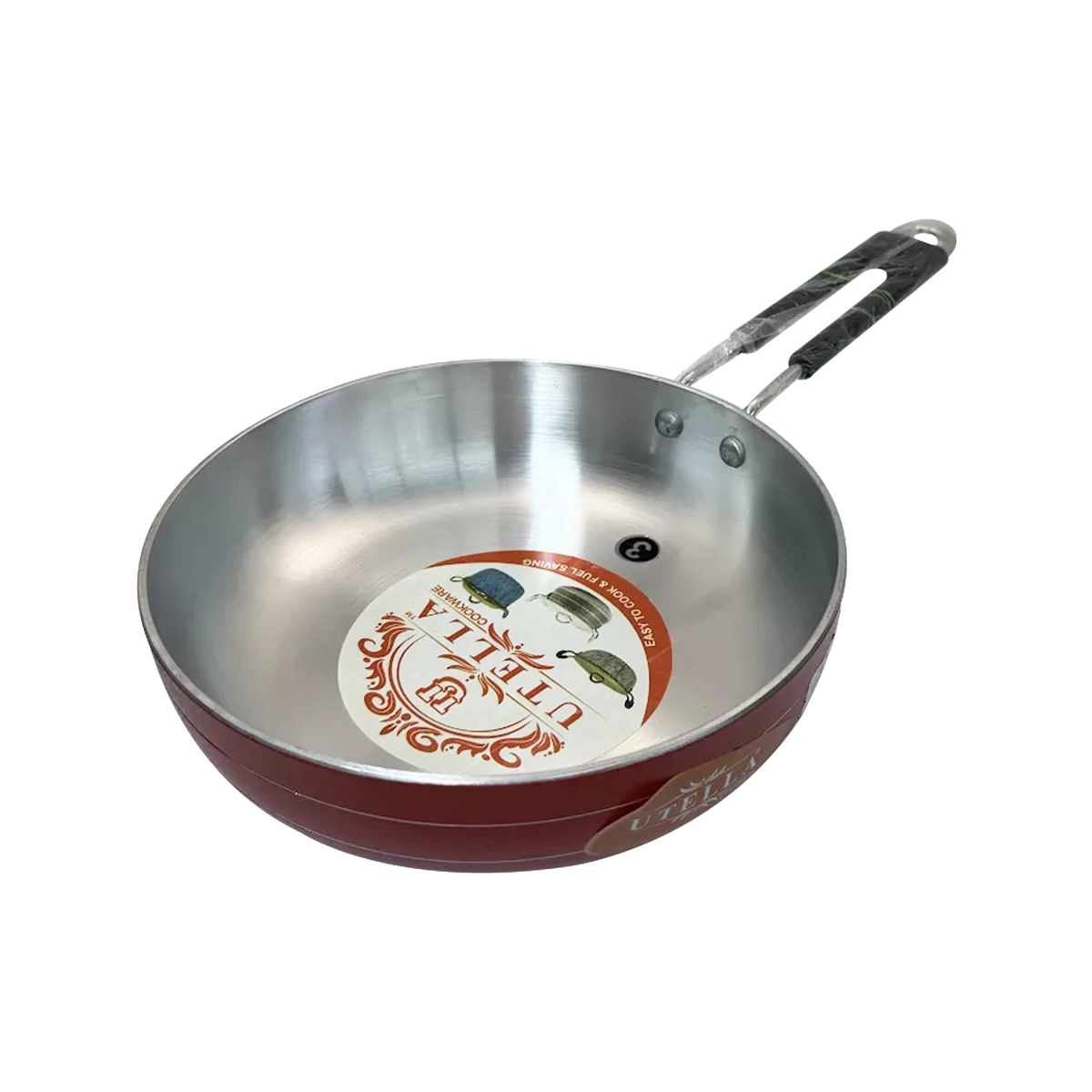 Utella - Frypan Red Color Size 3 | 1 Each